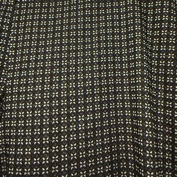 New Directions Stretch Slim Pull On Pants Leggings Black White Size 10 - Picture 2 of 6